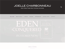 Tablet Screenshot of joellecharbonneau.com